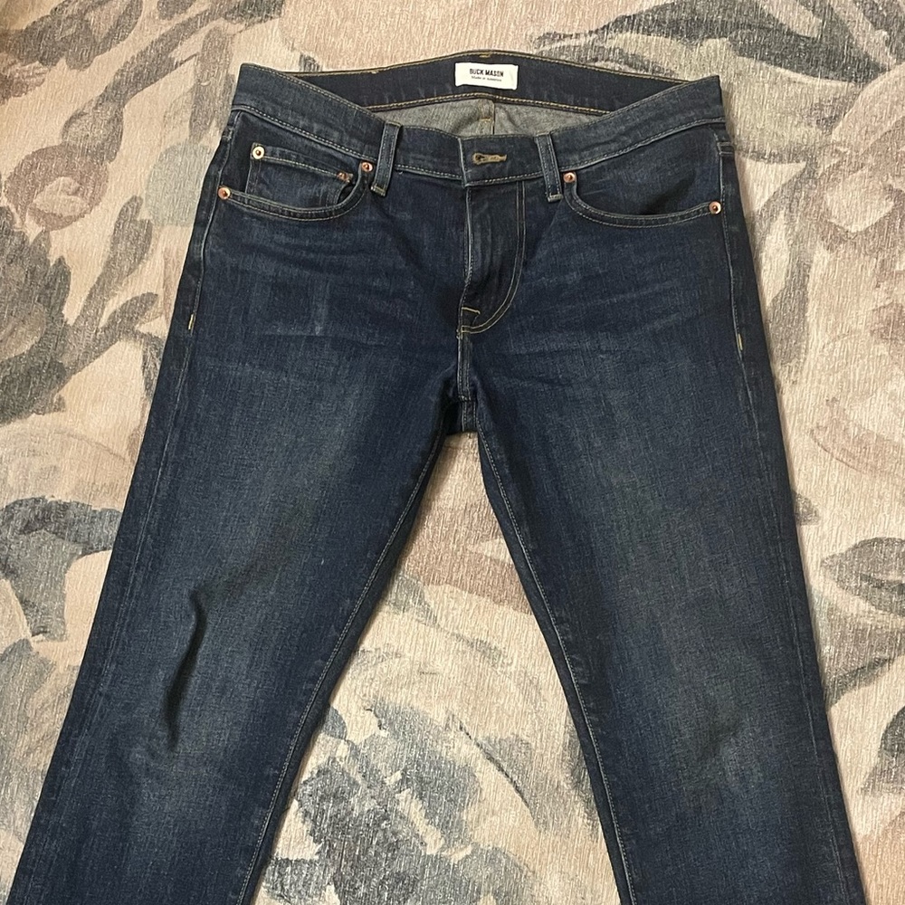 Buck Mason stretch jeans. Size 29
